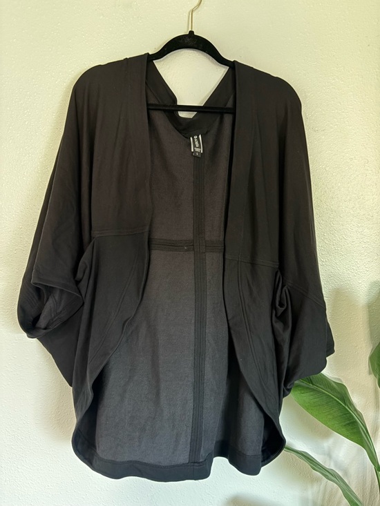 Athleta Sweaters - Athleta Black Open-Front Drape Cardigan
